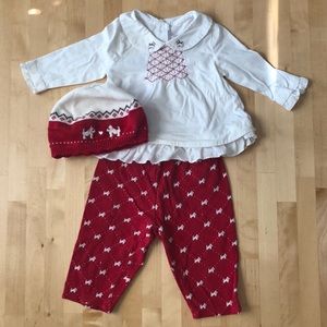 Janie and Jack Doggies Outfit